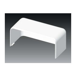 Parapetcsatorna végzáró 140X60-hoz szimmetrikus 140mmx 60mm műanyag fényesfehér EKE KOPOS - 8561_HB