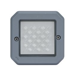 Plexo 106 váltókapcsoló betét közp. fedéllel szürke IP55 1- billentyű/gomb LEGRAND - 069523