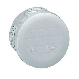 Plexo szerelvénydoboz kerek műanyag 46mm 70mm-átmérő szürke IP55 Legrand 092001 LEGRAND
