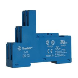 Reléfoglalat 40.31-hez csavaros DIN (kalap)sín 35mm 95.03 FINDER - 9503