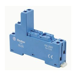 Reléfoglalat 40.51/52/61-hez csavaros DIN (kalap)sín 35mm 95.05 FINDER - 9505