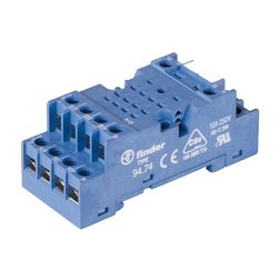 Reléfoglalat 55.32/34-hez csavaros DIN (kalap)sín 35mm 94.74 FINDER - 9474