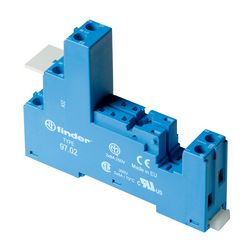 Reléfoglalat csavaros DIN (kalap)sín 35mm 97.02 FINDER - 9702