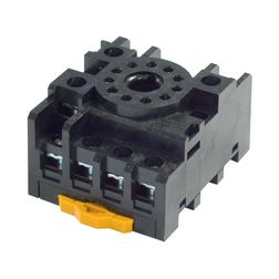 Reléfoglalat MKS-3-hoz csavaros DIN (kalap)sín 35mm 11-tűs PF113A-E OMRON - 333397