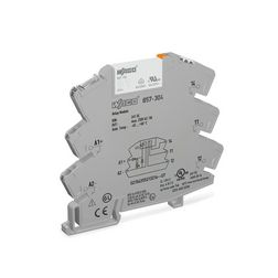 Relémodul keskeny 6A 1-v rugószorításos 24VDC monostabil IP20 WAGO - 857-304