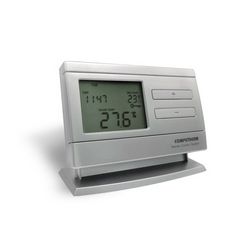 RF szobatermosztát programozható LCD (2xAA1,5V-elemes) vevő nélkül digitális 5-40°C QUANTRAX - Q8RFTX