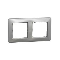 SednaDesign keret 2-es vízszintes és függőleges műanyag alumínium Schneider - SDD313802