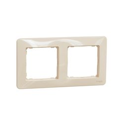 SednaDesign keret 2-es vízszintes és függőleges műanyag bézs Schneider - SDD312802