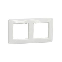 SednaDesign keret 2-es vízszintes és függőleges műanyag fehér Schneider - SDD311802