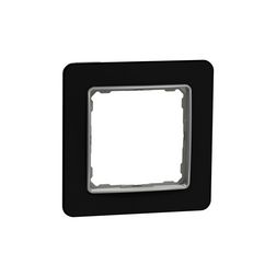 SednaElements keret kristályfekete 1-es vízszintes és függőleges műanyag Schneider - SDD361801