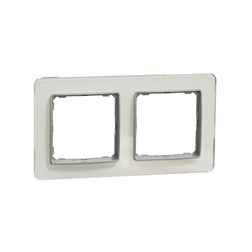 SednaElements keret opál 2-es vízszintes és függőleges műanyag Schneider - SDD360802