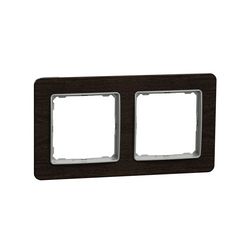SednaElements keret wenge 2-es vízszintes és függőleges műanyag Schneider - SDD381802