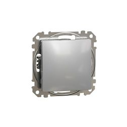 SednaÚj 101 1P kapcsoló betét adapterrel alumínium süllyesztett rugós IP20 Schneider - SDD113101
