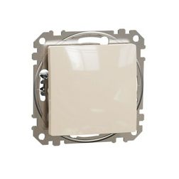 SednaÚj 101 1P kapcsoló betét adapterrel bézs süllyesztett rugós IP20 billentyű/gomb Schneider - SDD112101