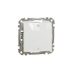 SednaÚj 102 2P kapcsoló betét adapterrel fehér süllyesztett rugós IP20 billentyű/gomb Schneider - SDD111102