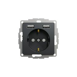 SednaÚj 162 dugalj földelt antracit IP20 süllyesztett szorítókapcsos Schneider - SDD114052