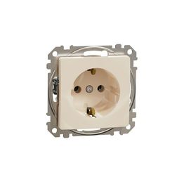 SednaÚj 162 dugalj földelt bézs IP20 süllyesztett csavaros Schneider - SDD112025