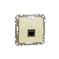 SednaÚj adatcsatlakozó dugalj UTP nyír RJ45 8(8) Cat5e süllyesztett fa Schneider - SDD180451