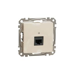 SednaÚj adatcsatlakozó dugalj UTP RJ45 8(8) Cat5e süllyesztett bézs Schneider - SDD112451