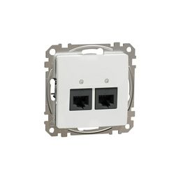 SednaÚj adatcsatlakozó dugalj UTP RJ45 8(8) Cat5e süllyesztett fehér Schneider - SDD111452