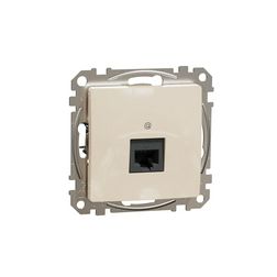 SednaÚj adatcsatlakozó dugalj UTP RJ45 8(8) Cat6 süllyesztett bézs Schneider - SDD112461