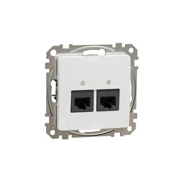 SednaÚj adatcsatlakozó dugalj UTP RJ45 8(8) Cat6 süllyesztett fehér Schneider - SDD111462