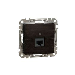 SednaÚj adatcsatlakozó dugalj UTP wenge RJ45 8(8) Cat6A(IEC) süllyesztett csavaros Schneider - SDD181466