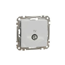 SednaÚj antenna aljzat betét közp. fedéllel TV koax végzáró 4dB műanyag alumínium Schneider - SDD113471