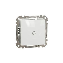 SednaÚj N101 csengőnyomó rugós betét közp. fedéllel 1- nyomógomb fehér csengő IP20 Schneider - SDD111131