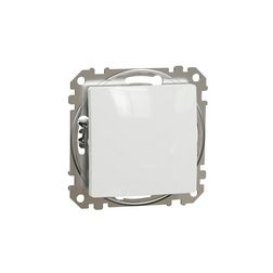 SednaÚj N106 nyomó rugós betét közp. fedéllel 1- nyomógomb fehér IP20 Schneider - SDD111116