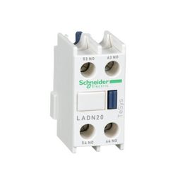 Segédérintkező blokk D-hez előlapra rádugható 2-z 10A/AC15/230V csavaros TeSys LAD-N Schneider - LADN20