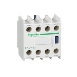 Segédérintkező blokk D-hez előlapra rádugható 2-z 2-ny 10A/AC15/230V TeSys LAD-N Schneider - LADN22