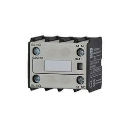 Segédérintkező blokk DIL-K4...11-hez 2v 1z 1ny 6A/AC15/230V rádugható csavaros HI-11 Ganz KK - 202-4525-006