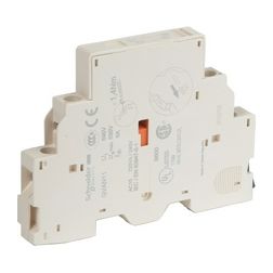 Segédérintkező blokk GV2ME-hez oldalra rádugható 1-z 1-ny 3.3A/AC15/230V TeSys GV-AN Schneider - GVAN11