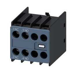 Segédérintkező blokk homlokoldali 3RH(T)2--höz 1z 1ny 6A/AC15/230V csavaros SIRIUS SIEMENS - 3RH2911-1HA11