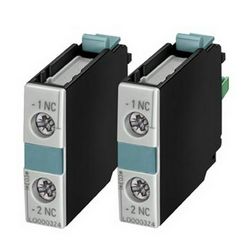 Segédérintkező blokk S00-12-höz 2v 1ny 6A/AC15/230V előlapra csavaros SIRIUS SIEMENS - 3RH1921-1CA01