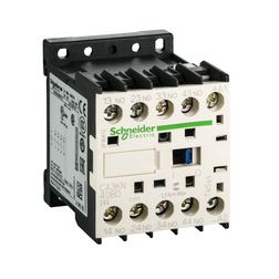 Segédkontaktor (s.kapcsoló) 10A/400V 4-z 24VDC kalapsín/csavaros TeSys CA3-KN Schneider - CA3KN40BD