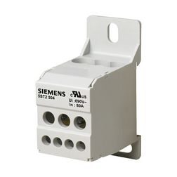 Sorkapoc elosztóblokk 1P 1x16mm2/8x10mm2 DIN-sínre 80A 5ST SIEMENS - 5ST2504