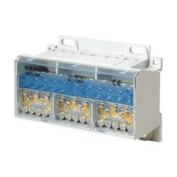 Sorkapoc elosztóblokk 4P 25..35mm2/4x16+7x10mm2 DIN-sínre 125A 5ST SIEMENS - 5ST2502