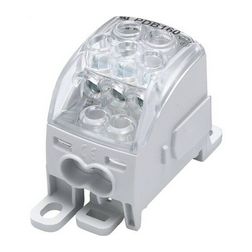 Sorkapocs elosztóblokk 101A sínrepattintható 1x25+(2+1)x16+3x10mm2  PDB160 (PVB100) LEIPOLD - 082040-0-3