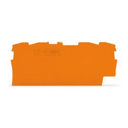 Sorkapocs vég-/elválasztólap narancs 0.8mm-va WAGO - 2002-1492