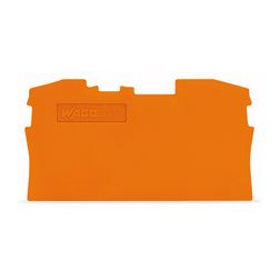Sorkapocs vég-/elválasztólap narancs 1mm-va WAGO - 2006-1292