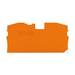 Sorkapocs vég-/elválasztólap narancs 1mm-va WAGO - 2016-1292