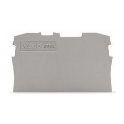 Sorkapocs vég-/elválasztólap szürke 0.8mm-va WAGO - 2002-1291