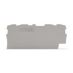 Sorkapocs vég-/elválasztólap szürke 0.8mm-va WAGO - 2002-1491