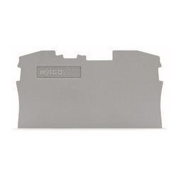 Sorkapocs vég-/elválasztólap szürke 1mm-va WAGO - 2006-1291