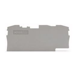 Sorkapocs vég-/elválasztólap szürke 1mm-va WAGO - 2006-1391