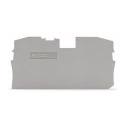 Sorkapocs vég-/elválasztólap szürke 1mm-va WAGO - 2010-1291
