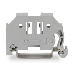 Sorkapocs végbak TS35 csavarmentes műanyag szürke WAGO - 249-116