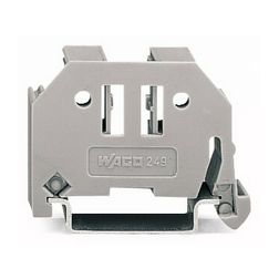 Sorkapocs végbak TS35 csavarmentes műanyag szürke WAGO - 249-117